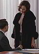 Alexis Bledel exposing tits in office scene pics