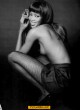 Naomi Campbell goes topless  pics