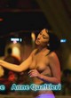 Jade Giardano topless on stage, striptease pics