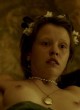 Mia Goth shows her tits in erotic scene pics