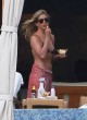 Jennifer Aniston stuns in black bikini top pics