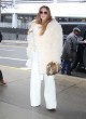 Lindsay Lohan dazzles in winter white outfit pics