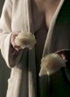 Sarah Hay braless in erotic scene pics