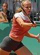 Jelena Dokic play in tennis on the court pics