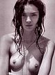 Mariacarla Boscono black & white topless and nude pics
