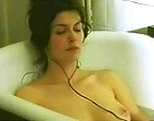 Audrey Tautou exposes breasts in a bath videos
