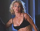 Kelly Carlson teases in black lacy lingerie videos