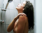 Barbara Cabrita shows her boobs in a shower videos