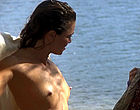 Julie Warner walking out of lake topless videos