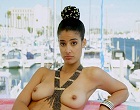 Jessica Clark topless on a yacht videos