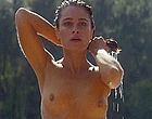 Julie Warner topless & wet beach lakeside videos