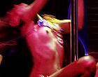 Katie Cassidy topless pole dancing in Live videos