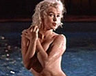 Marilyn Monroe nude poolside & brief boobs videos