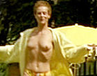 Cecile de France outdoors topless in panties videos