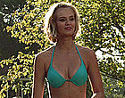 Sara Paxton sexy cleavage in green bikini videos