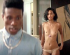 Chanel Iman strips to undies shows tits videos