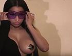 Nicki Minaj shows big boobs videos