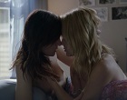 Lena Hall lesbian kissing & nude boobs videos