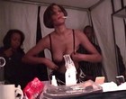 Whitney Houston flashing her right breast videos