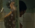 Naruna Costa showing her breasts in shower videos