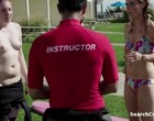 Lena Dunham flashing her boobs in public videos