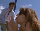 Elizabeth Hurley shows boobs on the boat videos