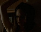 Katherine Waterston shows boobs in erotic scene videos