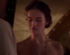 Lily James petite body being fucked naked clips
