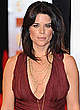Neve Campbell shows cleavage at bafta awards pics