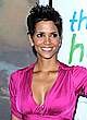 Halle Berry posing in tight pink dress pics