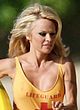 Pamela Anderson shakes her huge boobs pics