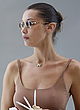 Bella Hadid see-thru to nipples & upskirt pics
