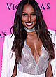 Jasmine Tookes in see through top at vs show pics