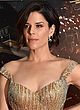 Neve Campbell busty showing huge cleavage pics