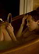Jena Malone shows boobs in old bathtub pics