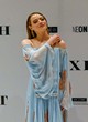 Emma Stone stuns in a pale blue dress pics