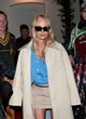 Pamela Anderson wore mini skirt and blazer pics