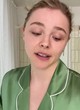 Chloe Grace Moretz chic in green pajama pics