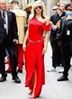 Miley Cyrus looks perfect in red dress pics