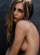 Kari Riley posing topless for photoshoot pics