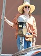Elizabeth Olsen chic style during lunch date pics