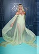 Florence Pugh sexy in see-through green gown pics