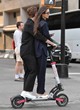 Nina Dobrev looks chic on scooter in nyc pics