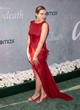 Elizabeth Olsen oozes beauty in red gown pics
