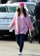 Jennifer Love Hewitt out in cozy pink sweater pics