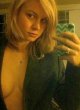 Brie Larson deep cleavage selfie pics