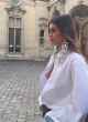 Kaia Gerber oops boob slip at paris fw pics