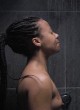Myhala Herrold shows tits in shower scene pics