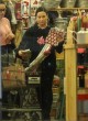 Demi Lovato out in casual shopping pics