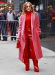 Jennifer Lopez outside the gma in new york pics